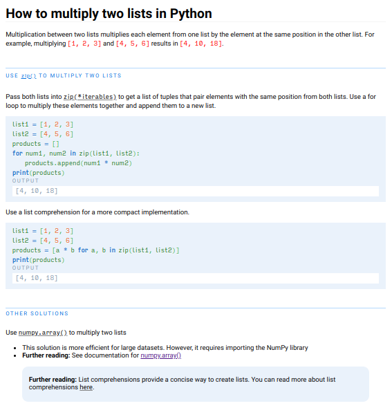 multiply list